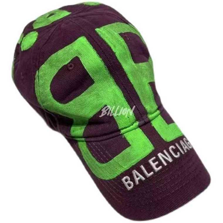 

sport Balenciaga caps 2022 b family cap spring summer 2022 purple gree optimals, Picture color