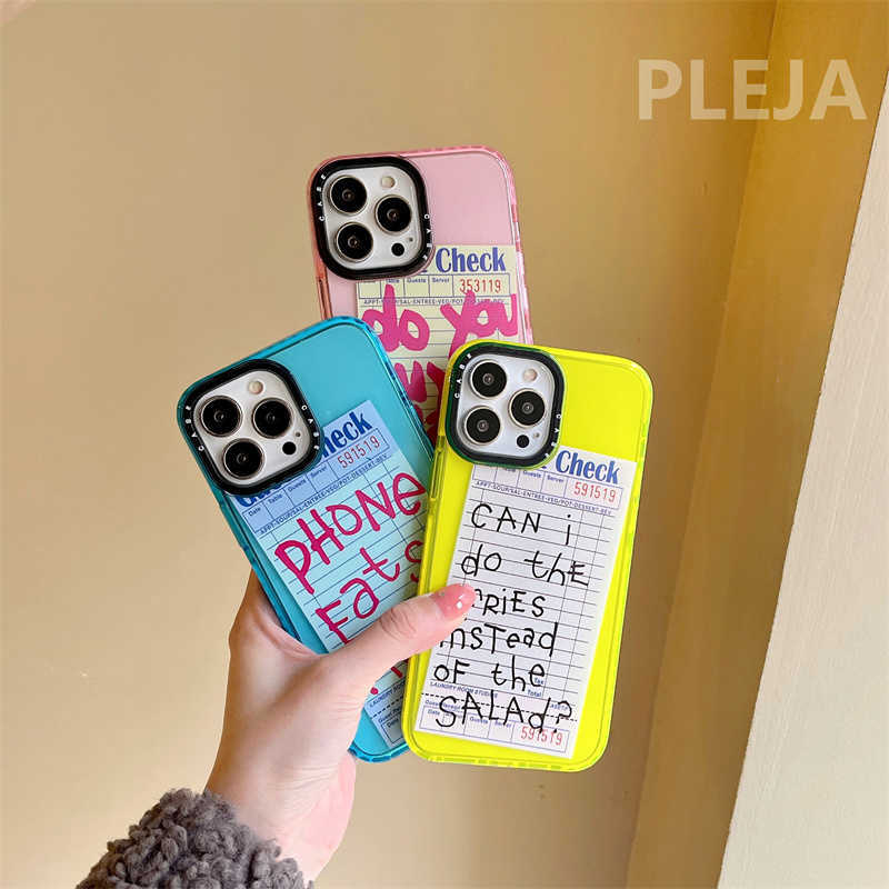

Cell Phone Cases Cute Fluorescent Phone Case For iphone 14 Pro 13 12 11 Pro Max 7 8 plus X XR XS Max Soft Cover Art Letters Illustration Cases T220929, Ws982-1