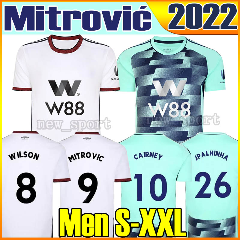 

22 23 Mitrovic CAIRNEY WILSON soccer jerseys Home away 2022 2023 camiseta de futbol KEBANO WILSON MUNIZ J. Palhinha ROBINSON men kids Short Sleeve Football shirts -XXL, Hadesifeierbao 22 23 home patch