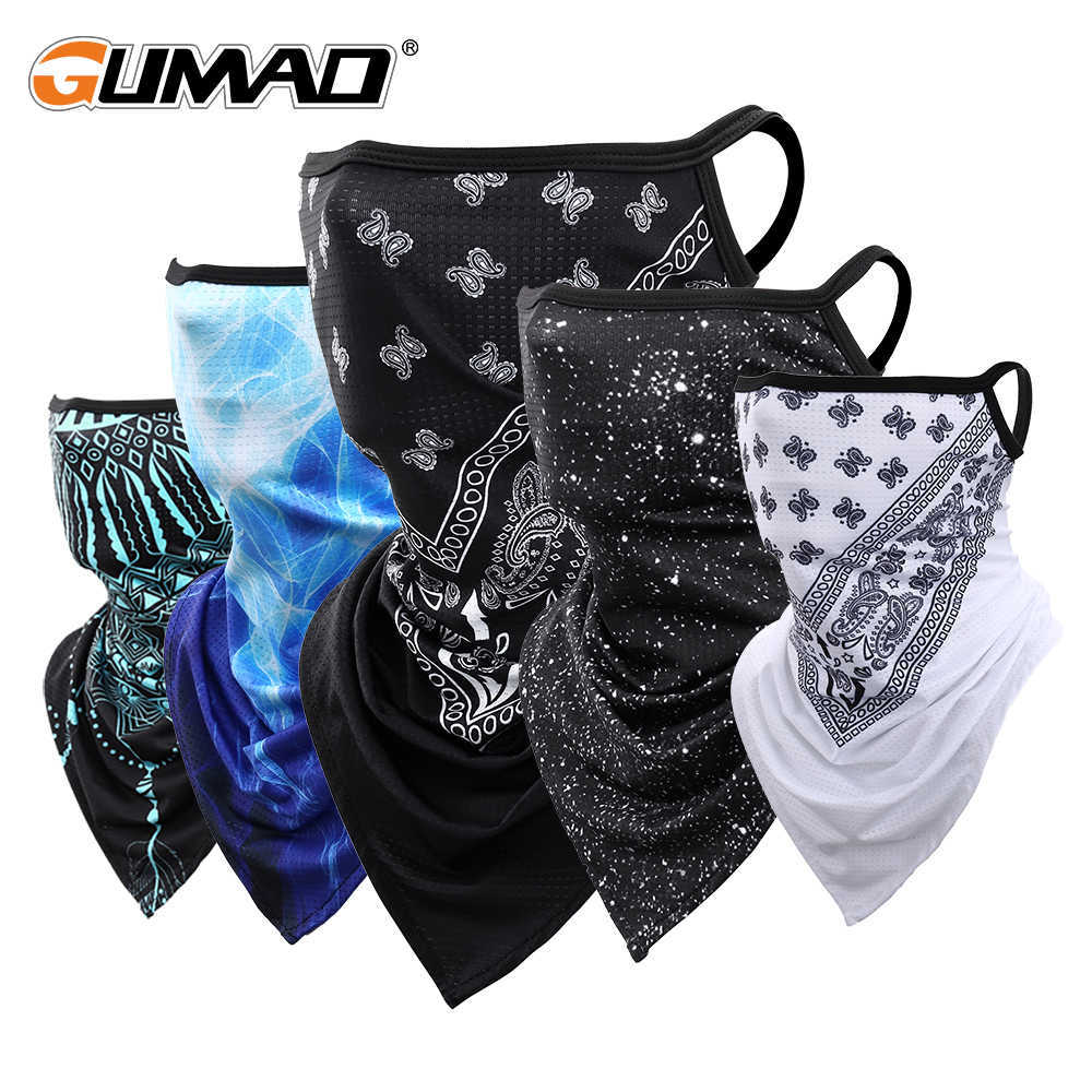 

Cycling Caps Masks Ice Silk Sports Bandana Masks Triangle Face Covering Cool Ski Mask Cycling Running Hiking Tube Scarf Neck Gaiter Men Women T220928, 07