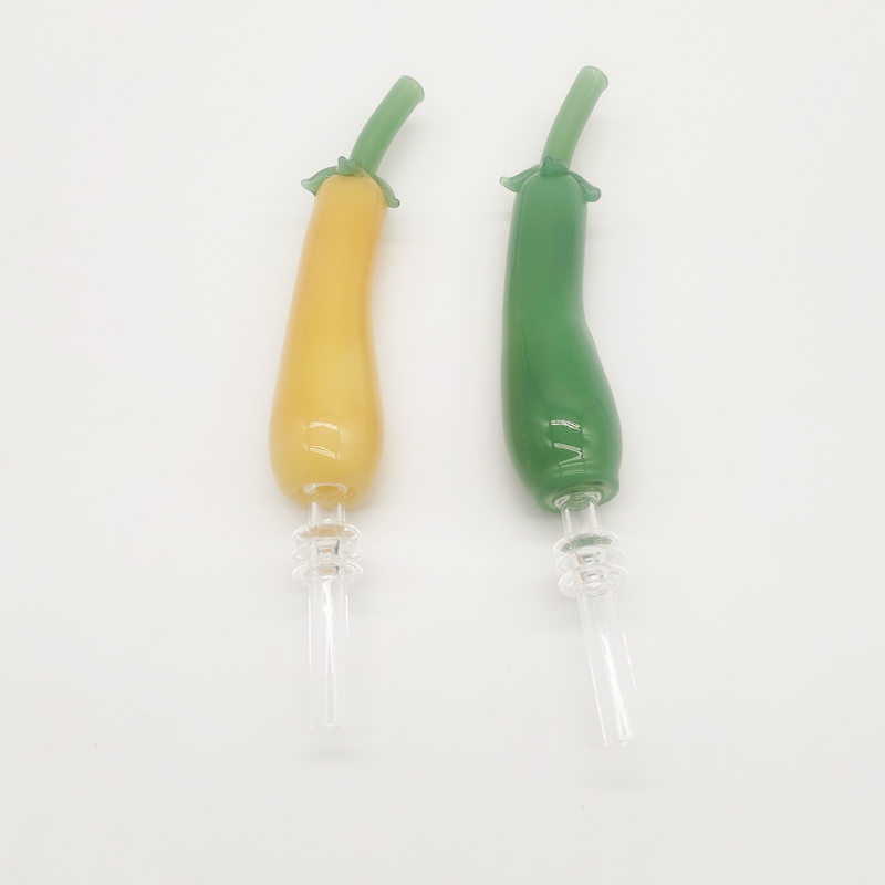 

DPGHS070 5 Inch 10mm Eggplant Shape Smoking Accessories NC Kit with 10mm quartz tip