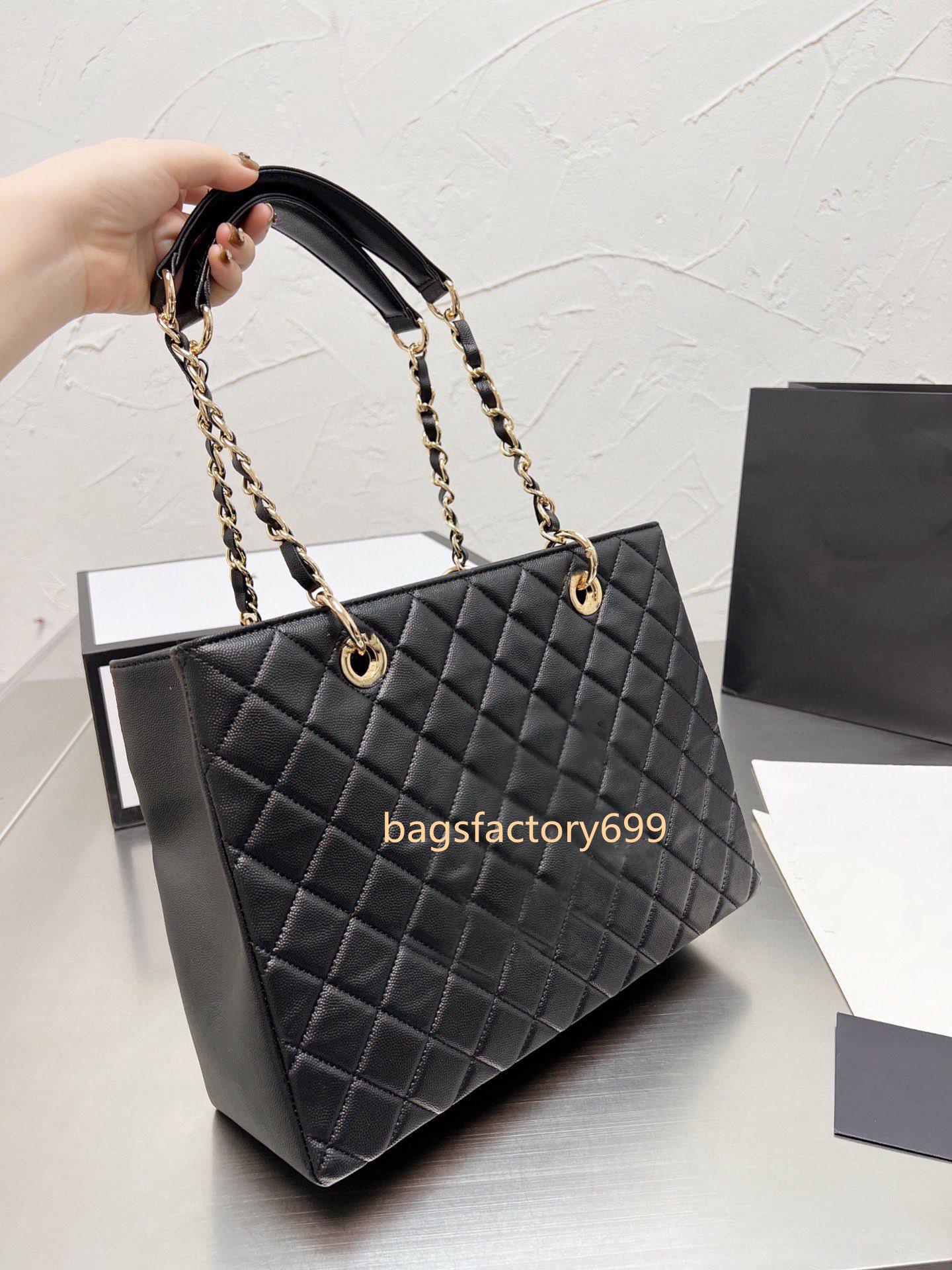 

the bag mirror quality classic diamond lattice volume 34 cm high luxury handbags designer women shoulder bags lady handbag caviar leather quality shoppingThe whole, Box