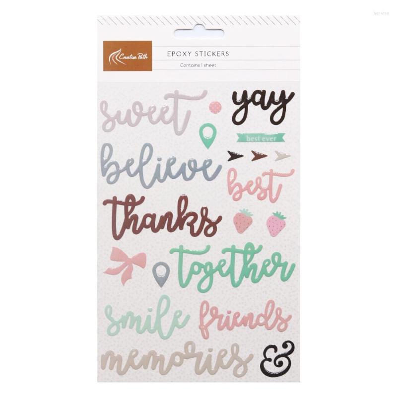 

Craft Tools The Creative Path Epoxy Resin Stickers Self Adhesive DIY Crafts Embellishments Scrapbooking Cardmaking Decorations