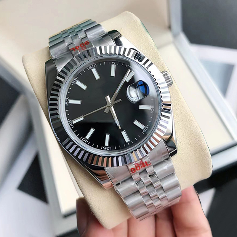 

Mens Watch 36MM 41MM Automatic Mechanical Watches For Men Classic Fashion Wristwatches Calendar Wristwatch Stainless Steel Wristband Montre De Luxe Festival Gift, Color4