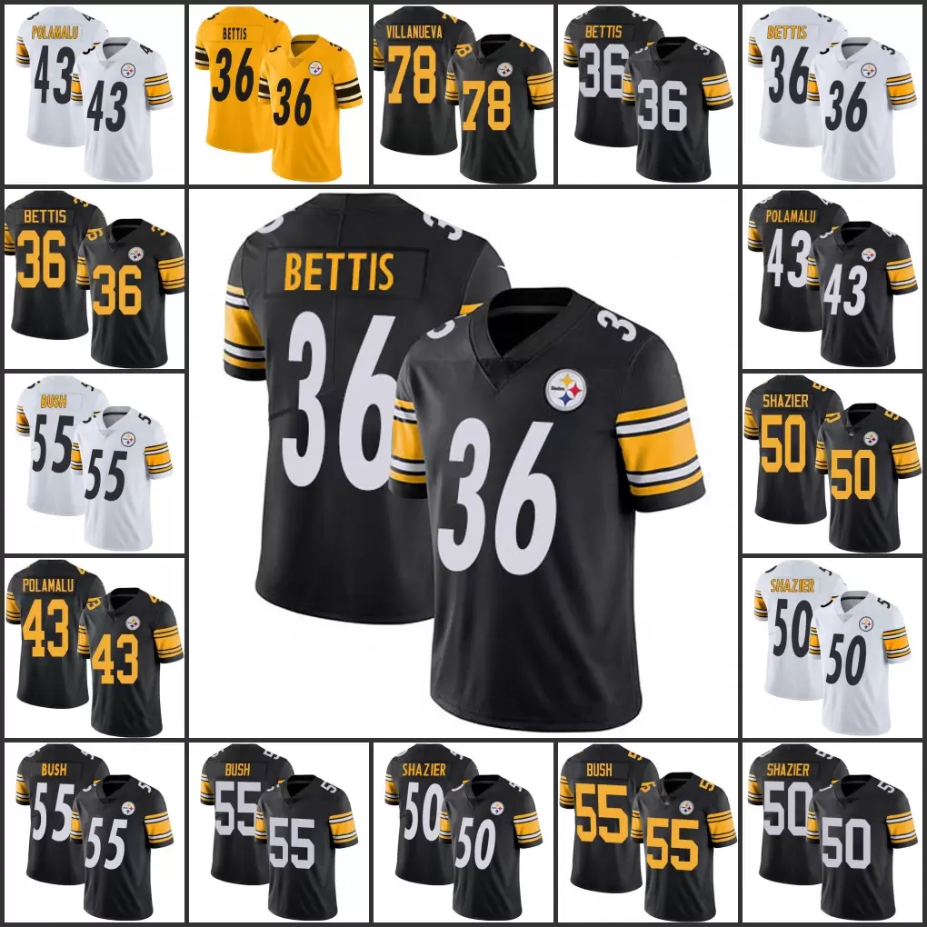 

football Pittsburgh''Steelers''Men #36 Jerome Bettis 43 Troy Polamalu 50 Ryan Shazier 55 Devin Bush Women Youth Limited Jersey