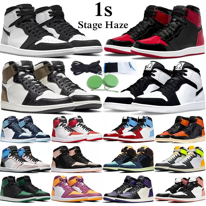

Basketball Shoes 1 Rebellionaire 1s Mens shoes Visionaire Bred Patent Grey Fog fragment University Blue Hype Royal Dark Mocha Shadow men women hight one sport shoe, 33