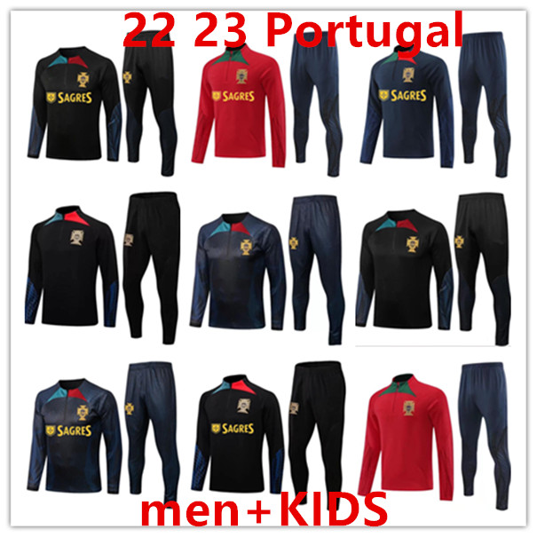 

2022 2023 Portugal tracksuit soccer Bruno FERNANDES DIOGO J. DANILO Portuguesa Retro 22 23 Joao Felix Football shirt BERNARDO Men Kids Kit uniform sets