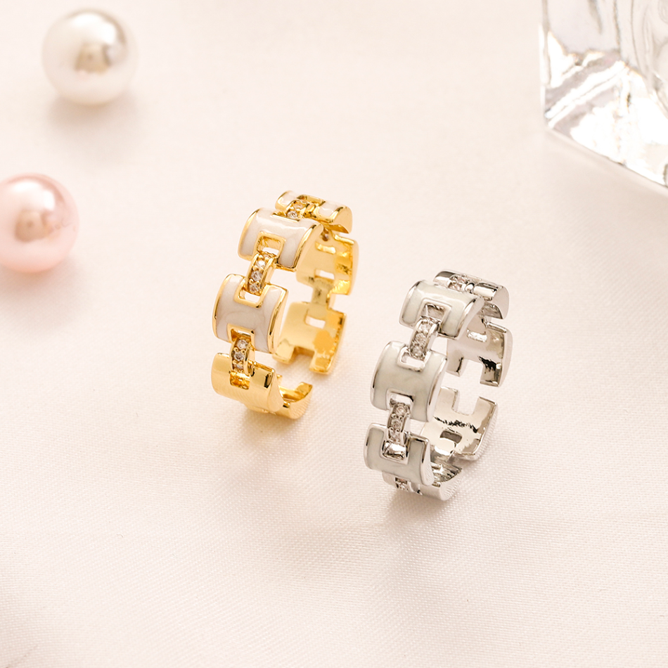 Anneaux de mariage Designer Bague Classique Haute Joaillerie Hommes et Femmes Mode Fête De Mariage De Luxe Couples Diamant De Haute Qualité De Lu