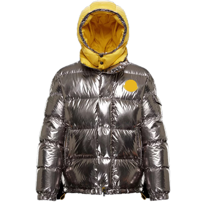 

Maya Designer Men's Down & Parkas Ladies Bright Contrast Reversible Straps Front and Back Stand Collar Hooded Couple Thick Warm Embroidered Bread Top Jacket, Supplement (not shipped separately)