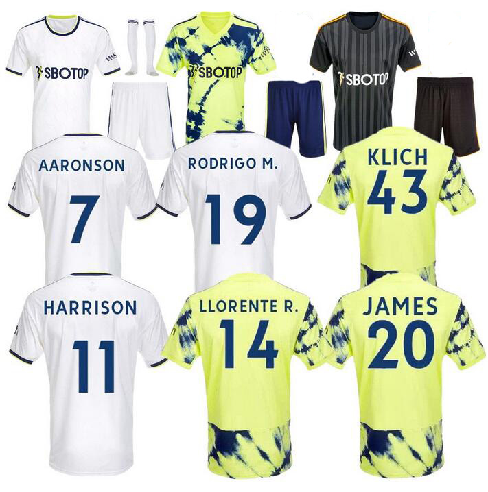 

S-4XL 22 23 leeds soccer jersey home away 3th 2022 2023 T ROBERTS HERNANDEZ HARRISON JAMES BAMFORD RAPHINHA PHILLIPS RODRIGO football shirt Men kits uniforms