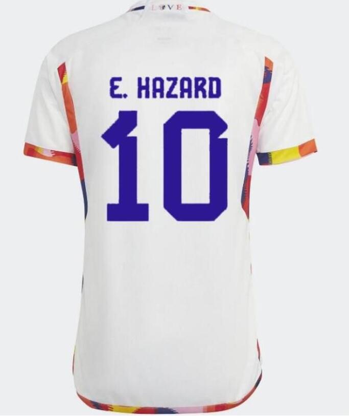

2023 HAZARD Jerseys Soccer 22 23 Michy Batshuayi Kevin De Bruyne KOMPANY ALDERWEIRELD COURTOIS DENAYER TIELEMANS Football Shirt, World away