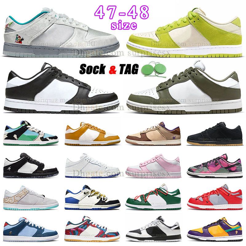 

dunks sb Dunks Lows Ice Basketball Shoes Big Size 12 13 Off 13.5 Mens Womens Green Apple Suede Designer Sneakers Reverse Pandas White Black Phantom lows, C50 36-48 black white black