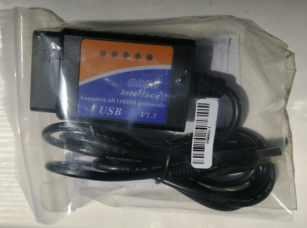 

ELM327 COM RS232 V1.5 ELM327 USB V2.1 OBD2 Scanner Diagnostic Tool Code Reader