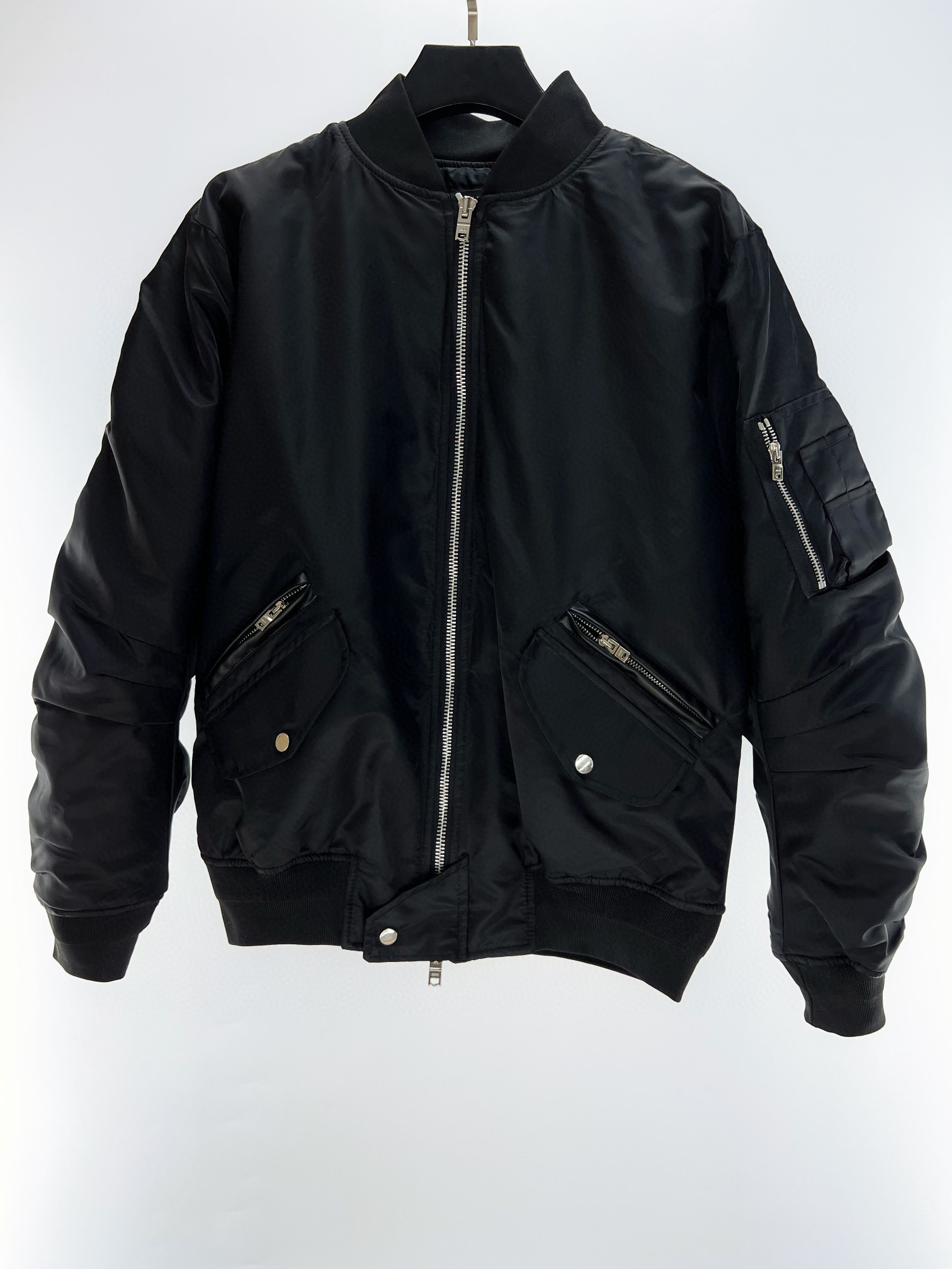 

fashion mens Designer Jackets Outwear pilot Coats black Zip pocket Causal Clothing Men Streetwear, Extra shipping postage/no ship