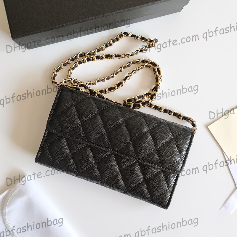 

Womens Classic Mini Flap Wallet With Chain Bags Chevron line V-stitch/Plaid Lambskin/Caviar Leather Gold Metal Hardware Matelasse Crossbody Card Holder Sacoche 18CM, Pink caviar v-stitch