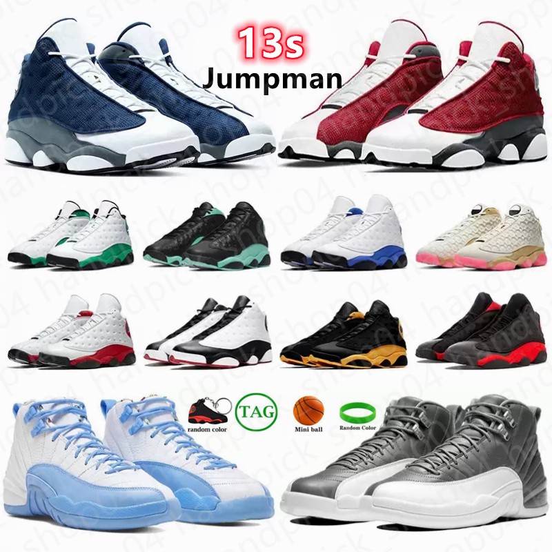 

Jumpman 13S Basketball Shoes for Men Women Tainers Obsidian Red Flint Aurora Green 13 Outdoor Sports Shoes Bred Houndstooth Black Cat Court Purple Sneaker With Box, Dark navy