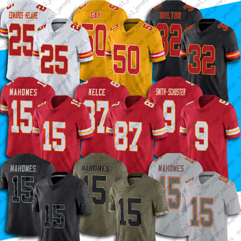 

Chiefs 15 Patrick Mahomes Travis Kelce Football Jersey JuJu Smith Schuster Clyde Frank Clark Creed Humphrey Jerseys Harrison Butker Derrick Thomas Juan Thornhill, Youth custom jersey (qz)