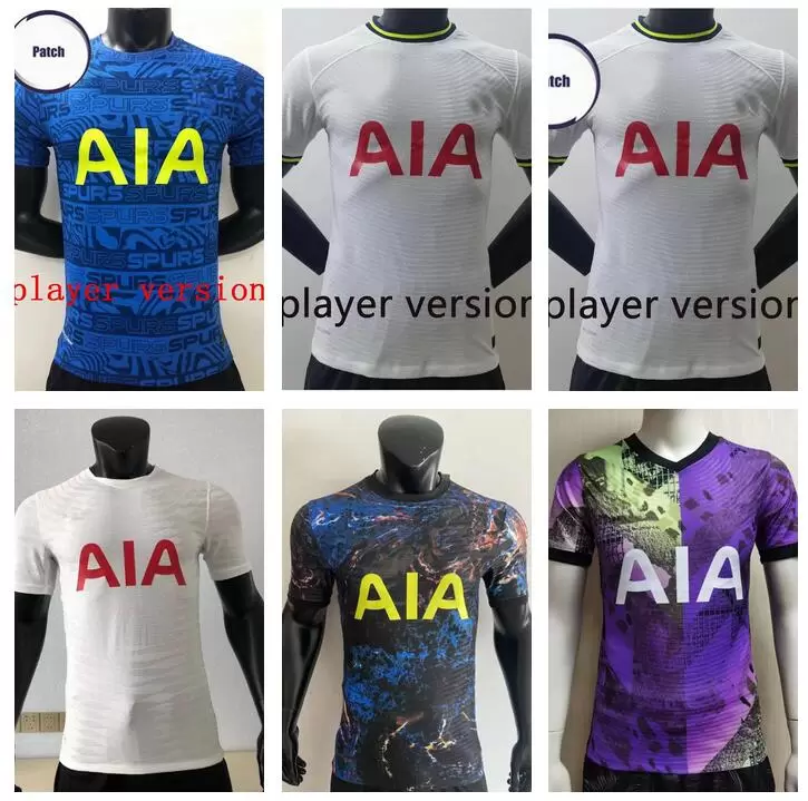 

Soccer Player version Tottenham Spurs soccer jerseys 21 22 23 KANE SON KULUSEVSKI HOJBJERG colorful Away 2021 2022 2023 LUCAS DELE Third 3rd