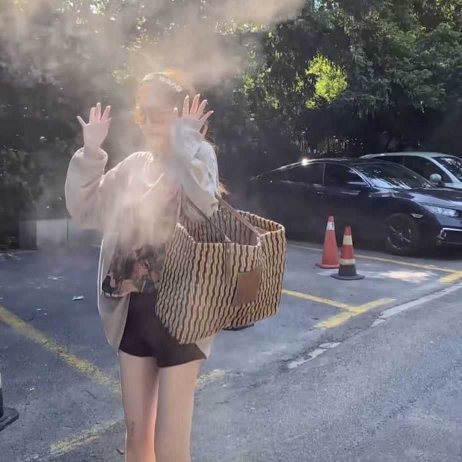 Sac de taille saison nouveau Royvey même style panier sac de paille tissé à la main vacances une épaule sac exquis à main