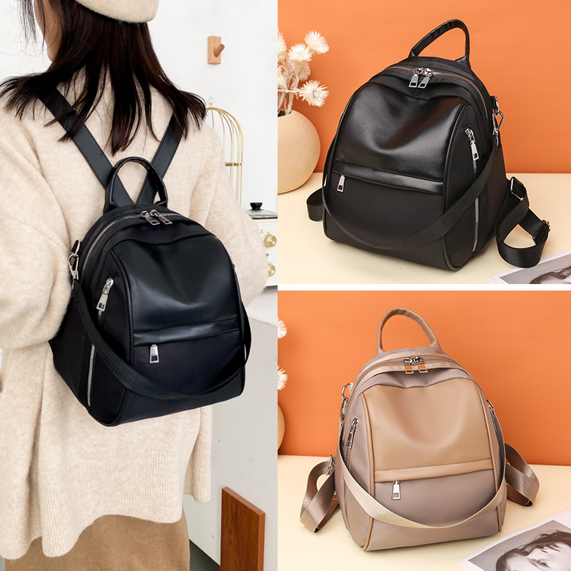 

Women Backpack Style Oxford Fashion Casual Bags Small Girl Schoolbag Business Laptop Backpack Charging Bagpack Rucksack Sport&Outdoor Packs 9911, Red