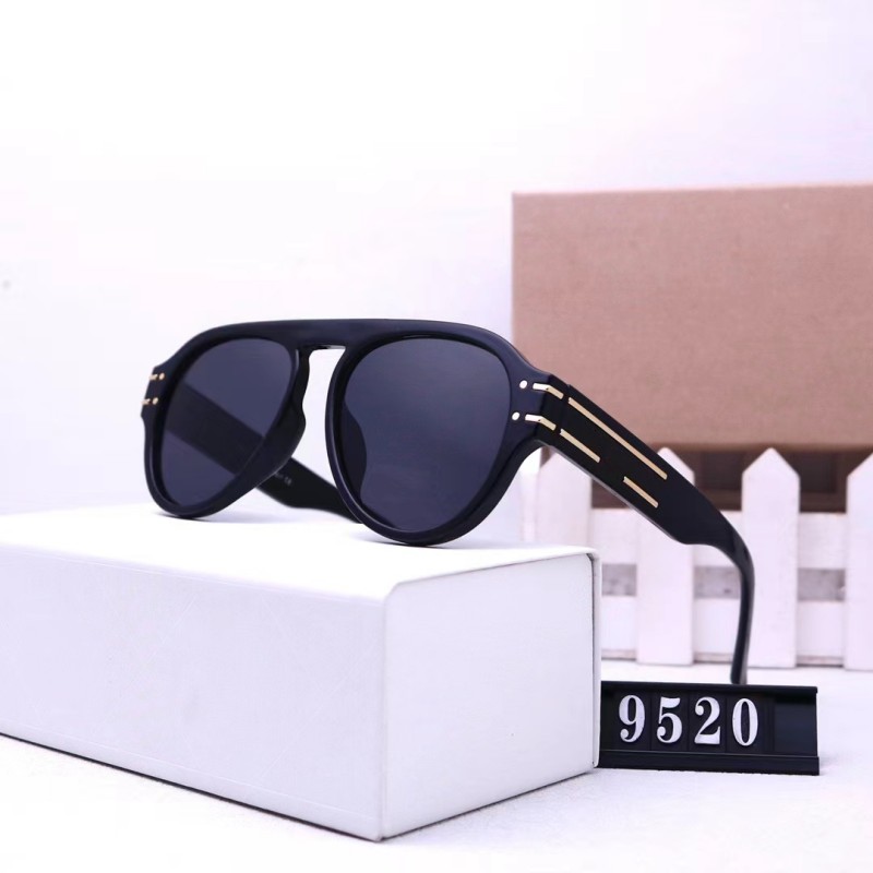 

Designer Sunglasses For Men Women Retro Eyeglasses Outdoor Shades PC Frame Fashion Classic Lady Sun glasses Mirrors 7 Colors With Box Dio9520
