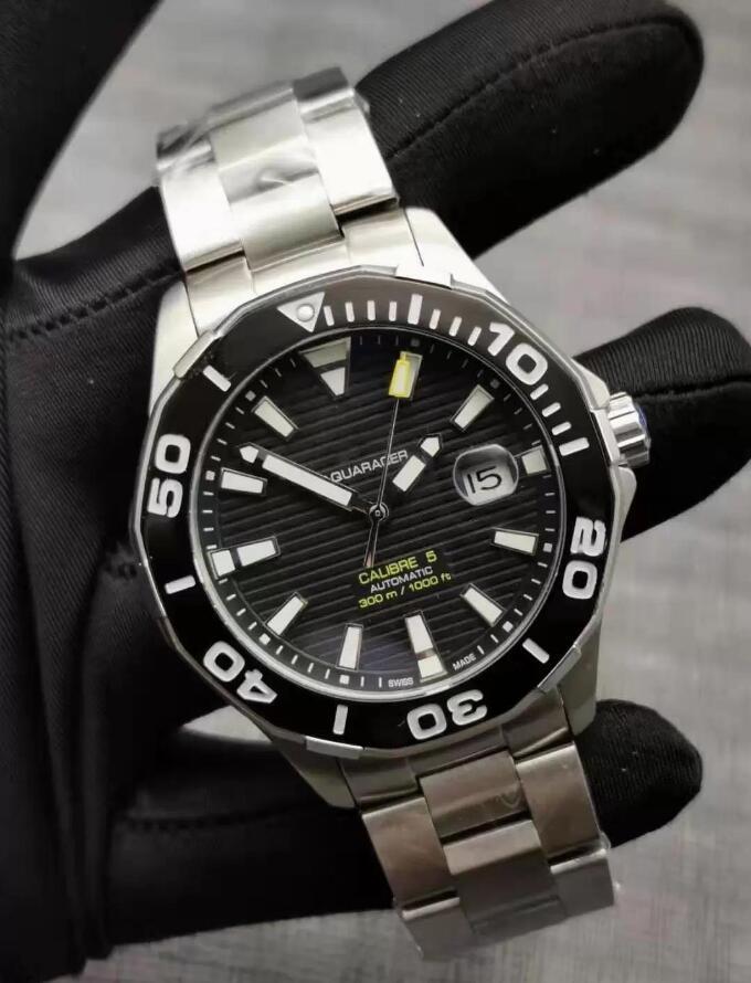 

Top-grade AAA Men's Mechanical Watch Stainless Steel Automatic 2813 Movement Wristwatch mens Self-wind AQUARACER Calibre 5 Watches tag Watch All Dials Work Montre U1, 50m waterproof