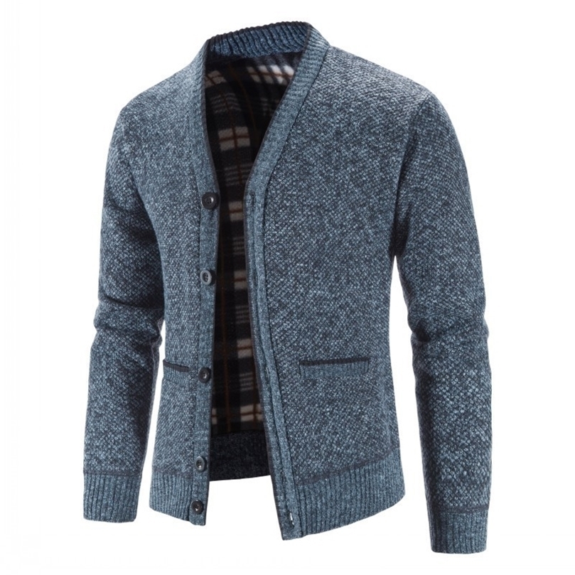 Mens Sweaters Sweaters Coats Men Winter Thicker Knitted Cardigan Sweatercoats Slim Fit Mens Knit Warm Sweater Jackets Men Knit Clothes 220929