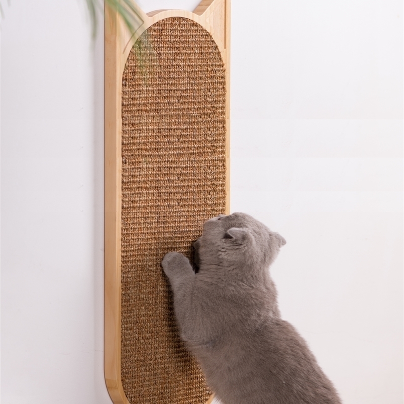 

Cat Furniture Scratchers Wall Mounted Scratching Post for Adult Kittens Sisal Pad Scratcher Kitty Health 220930