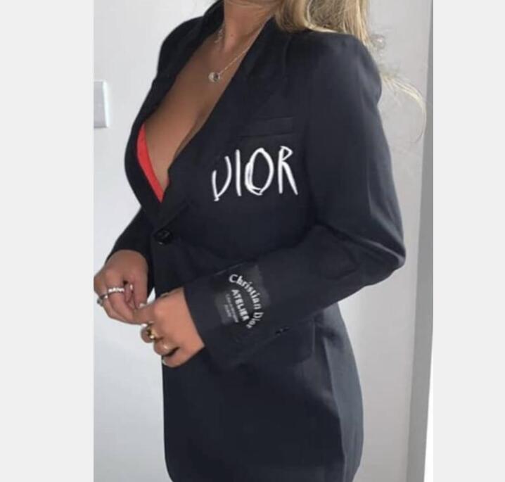 Dior Dupe Casual Business Coat Spring Casual Women Jackets Work Office Lady Suit S-L