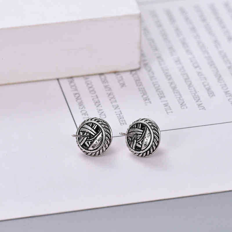 

Stud Platinum Earring Fashion Jewelry Black Dy Pearl Designers Versatile Women Plated Earrings Craft Diamond Trend Silver Needle