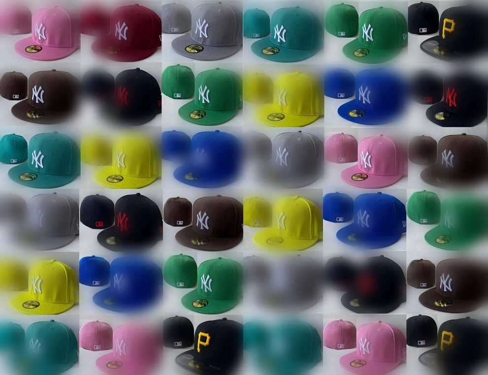 

New Brown Color Baseball Fitted Hats Classic Team Navy Blue Colors New Yorki Hip Hop Sport Men's Full Closed Design Caps Chapeau Light Grey