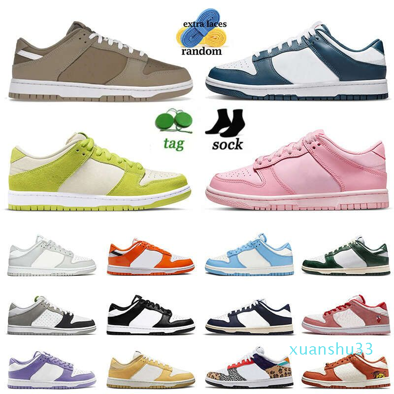

Designer OG Mens Womens Lows Dunks Running Shoes 2022 New Platform Union Argon Safari Mix Black White Judge Grey Fog Pin Light Bone, A85 racer blue 36-45
