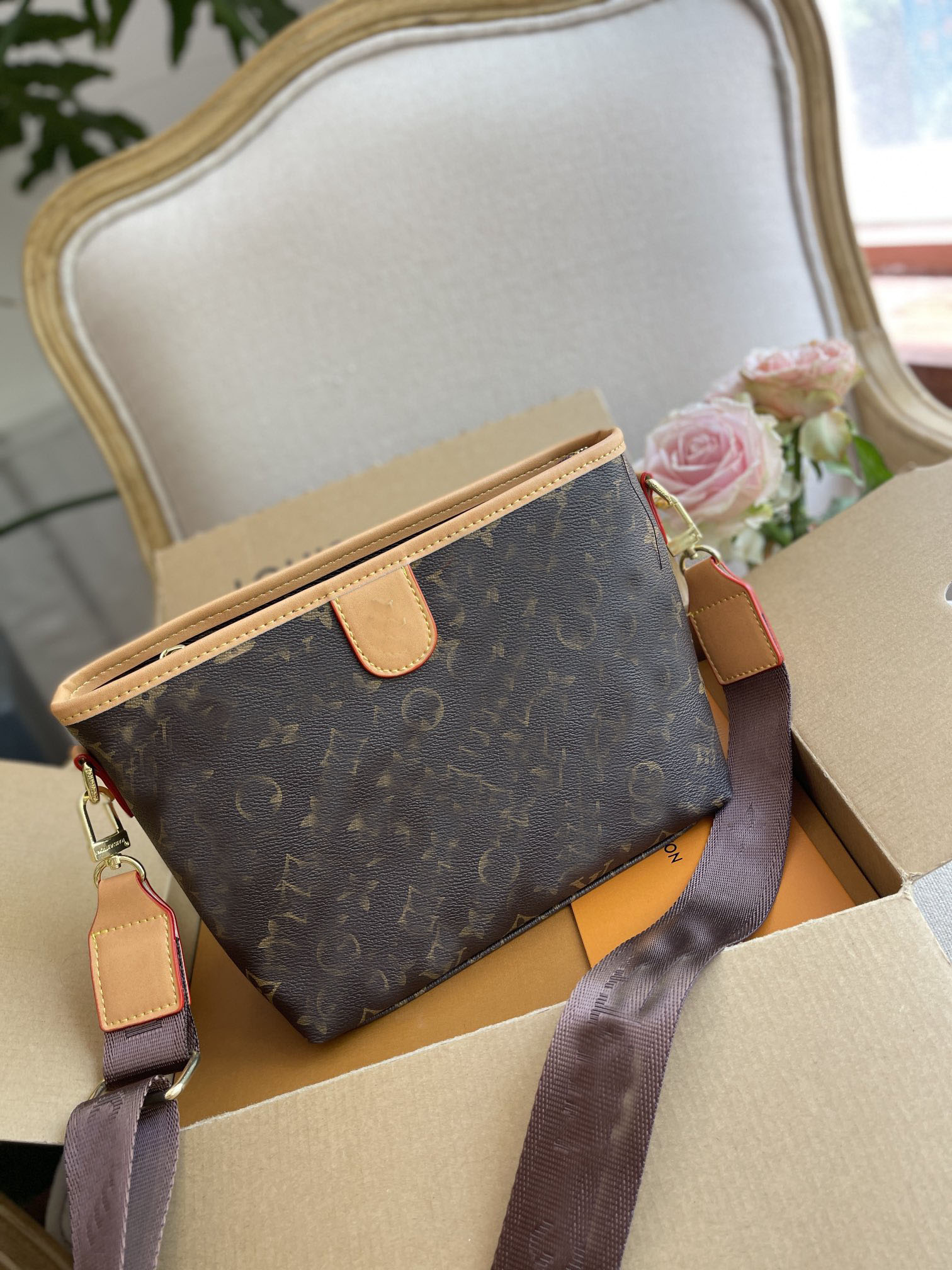 

Ladies Fashion Luxury Designe GRACEFUL PM MM TOTE Shoulder Bags Handbag High Quality TOP 5A M43701 M43704 M43703 N42233 M43701 N42249 N44045 Purse Pouch