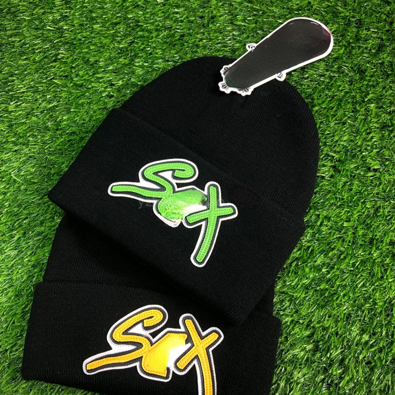 

Winter Knitted Hat Luxurys Desingers Letter Embroidery Beanie Cap Leisure Skull Caps, Yellow