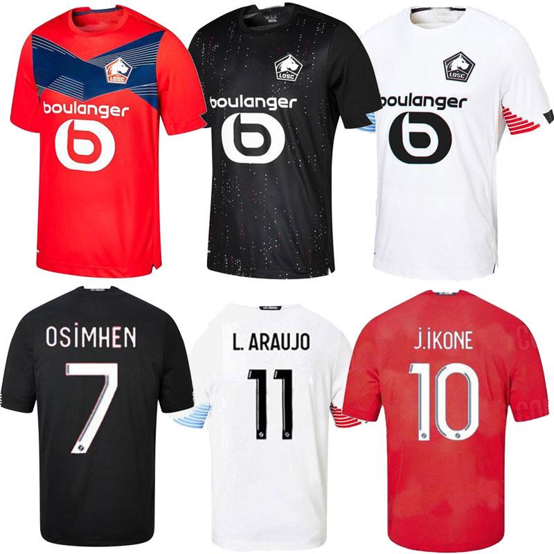 

Soccer 2021 LOSC Lille Soccer Jerseys DAVID FONTE BAMBA YAZICI Football Shirt 20 21 Olympique JIKONE 10# Maillot Hommes Enfants Kids Kit SHI, Kids away