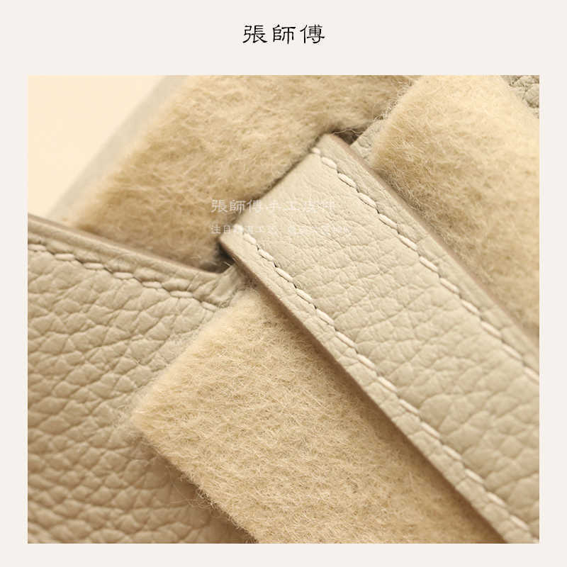 

Designers Handbags Birkin Designer Bags Master Zhang's Handmade Women's Small Size Baijin 25 Litchi Pattern Togo Calfskin 8o Pearl Grey Larg, 25cm gold buckle