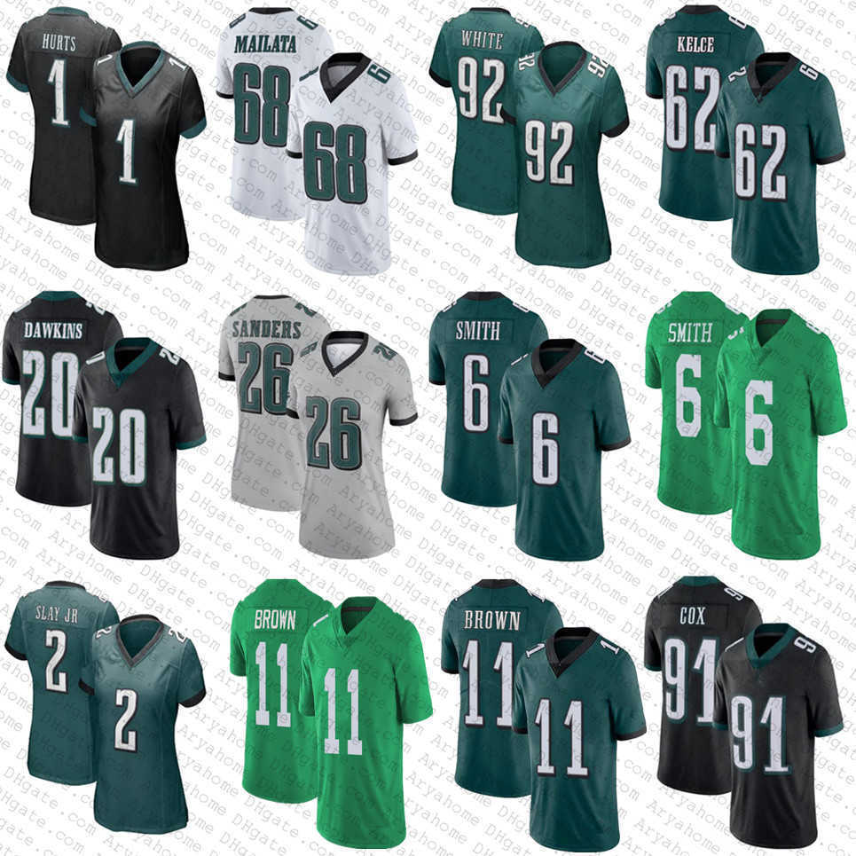 

Mens Jersey 7 Michael Vick 11 AJ Brown 99 Davis 6 DeVonta Smith Custom Football Brian Dawkins Jerseys Jalen Hurts Darius Slay JR Miles, Women(withlogo)