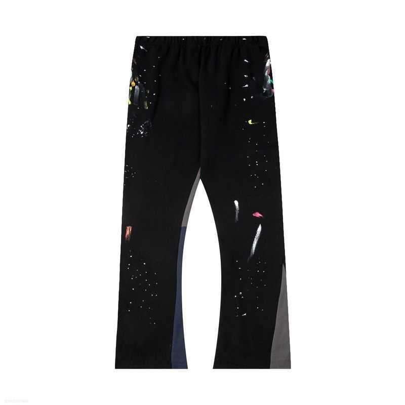 

Men' Jeans Galleries Dept Designer Sweatpants Sports Pants Xige' Same Gary Style Stitched Micro Flare Guard Casual Beautiful Fashion Qf3k, White