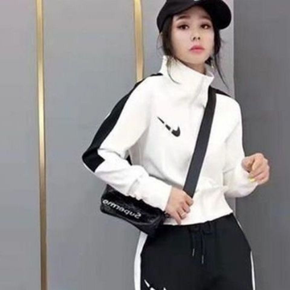 

Role authentic sports suits female autumn 2022 new casual fashion IKEA wool slim women's tops jacket, White