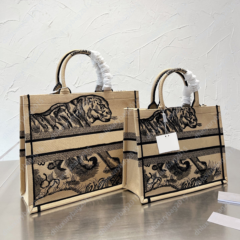 

Classic Handbag 2 Sizes Tote Bag Top Designer Totes Fashion Animals Large Capacity Handbags Shopping Canvas Wholesale Women Artwork School, Increase freight