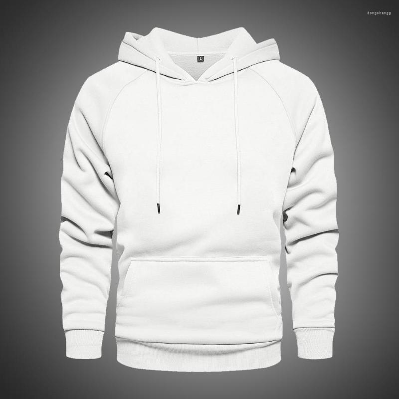 

Men's Hoodies Mens Winter Hoodie Thick Warm Fleece High Street Solid Color Hooded Sweatshirts Hip Hop Men Fashion Top, Wy18 khaki