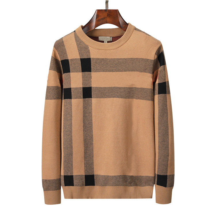 2022 Designer Chandail Hommes senior Plaid classique loisirs Automne hiver garder au chaud confortable de choix sweat bas femmes pull Vêtements M
