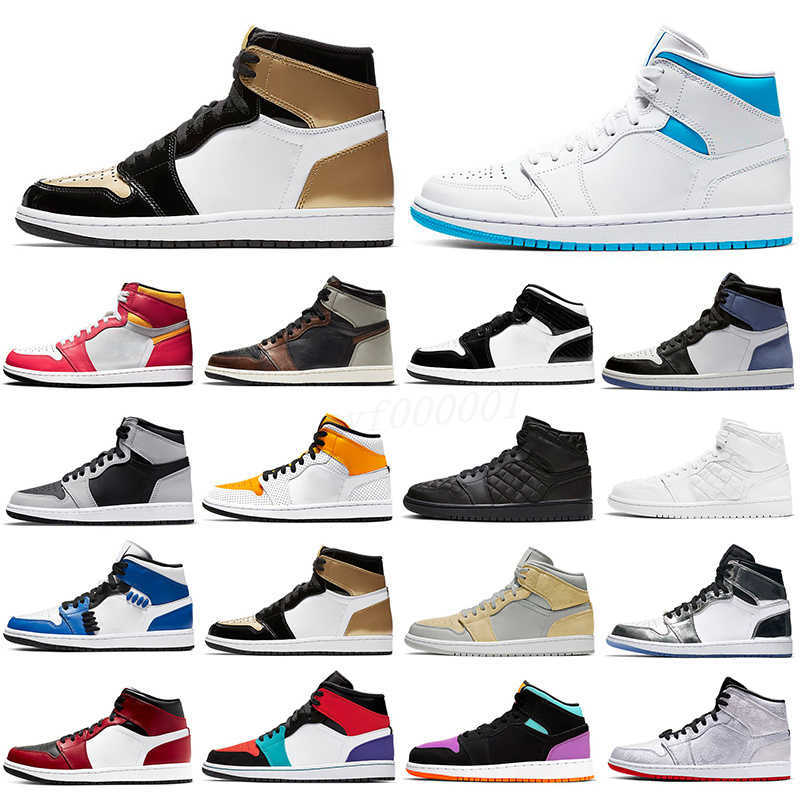 

2022 Basketball Shoes Mens Sneakers Womens Trainers Dutch Green Men Patent Bred Toe University Blue Mid Pollen College Grey Hyper Royal With Box, #3