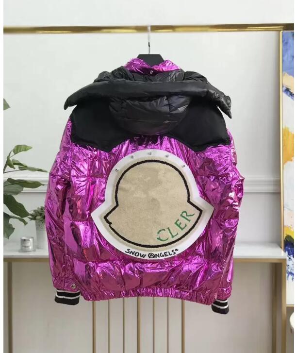 

2022 Designer mens down jacket Double zipper Luxurys France men s downs coat fashion brand outerwear 0001 size1-5, Purple