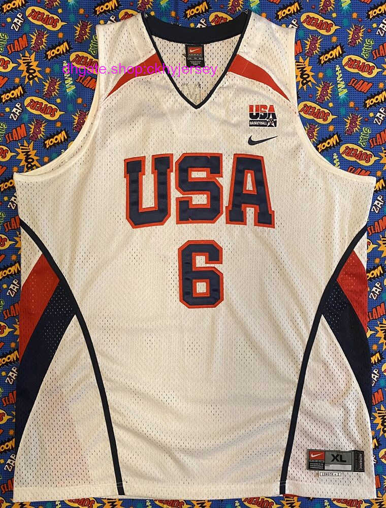 

New Stitched Retro Cheap 2006 FIBA USA Basketball LeBron James Basketball Jersey Mens Kids Throwback Jerseys, Same as picture