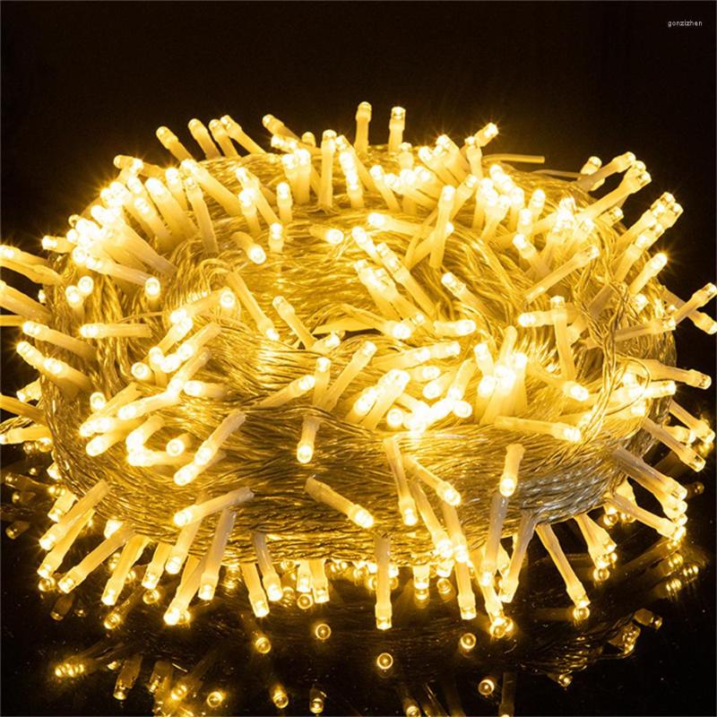 

Strings 10-100M Christmas Lights Decorations Outdoor 8 Modes Garland Fairy String Light For Tree Wedding Party Holiday Decor