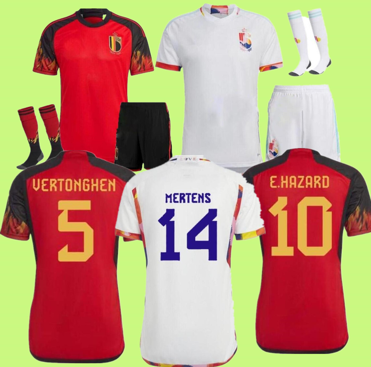 

FANS player BELGIUM 2022 World Cup soccer jerseys National Team DE BRUYNE HAZARD COURTOIS LUKAKU TIELEMANS DOKU 22 23 Batshuayi Kevin men kids Football Shirt 4XL, Player version