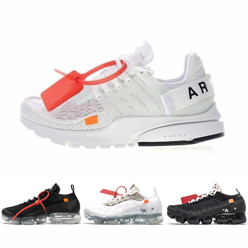 

Running Shoes Off prestos white mac volt green black fly designer Zapatos Black 2.0 Casual Mens Women 36-46, Color 14