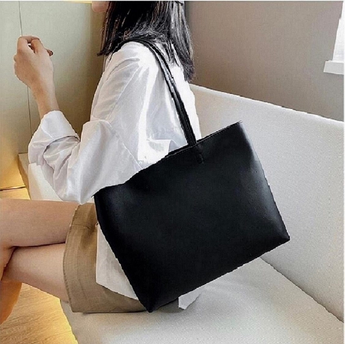 

DSFEWRTERTR E Marmont chain bags shoulder crossbody package leather messenger clutch handbag tote bag, White