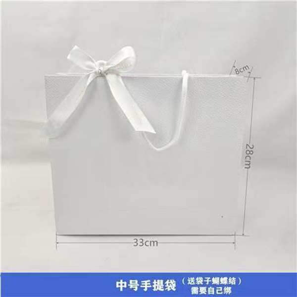 

Sales Designer Packaging Bags European and American popular Style Paper bag Large size As th ribbon